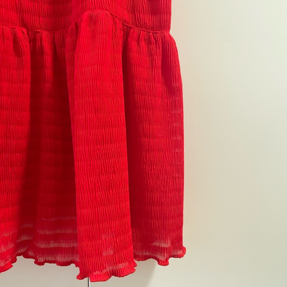 Farrow Red Ruffle Dress - Size Small - Picture 6 of 6